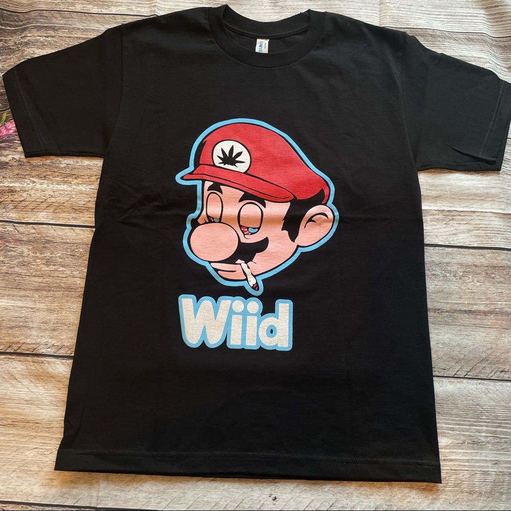 Wiid Smokin' High Mario T-Shirt